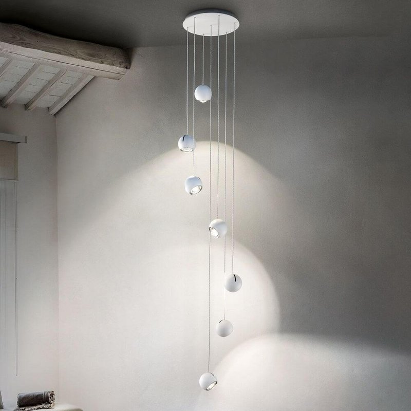 Lodes Spider lámpara colgante LED ajustable (sin capota)