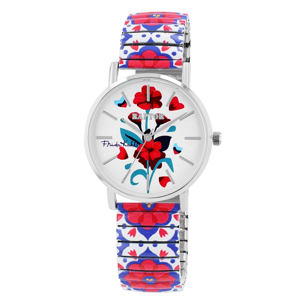 Reloj de pulsera Raptor para mujer "Frida Kahlo Edition" con cordón
