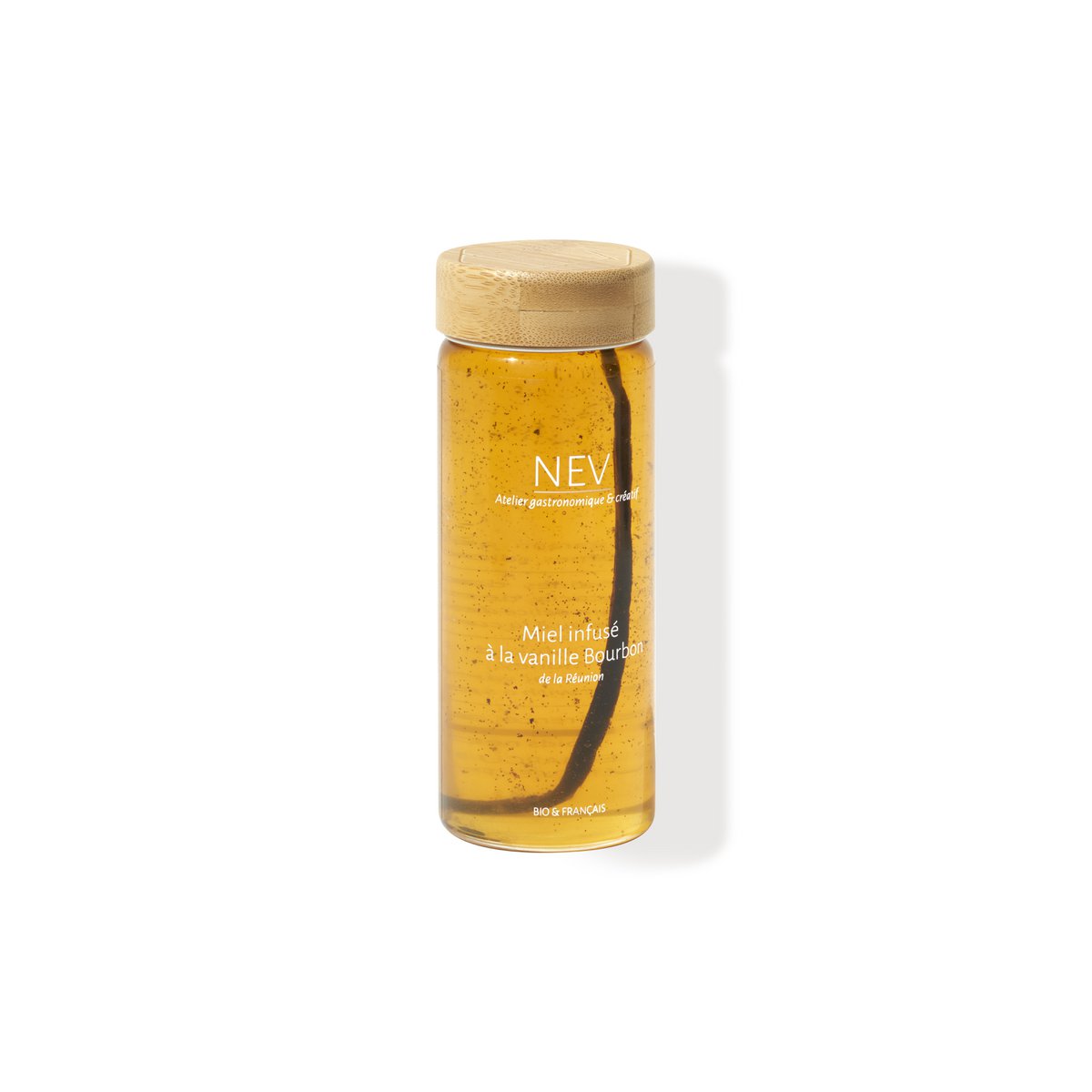 Miel infusé à la vanille Bourbon - 250g