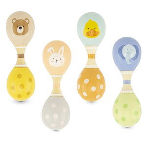 DOUBLE MARACAS: ANIMALS (set of 12)