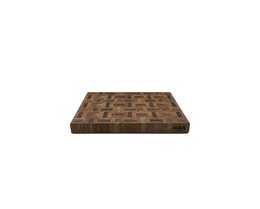 Planche à découper à motifs en bois à double grain de bout