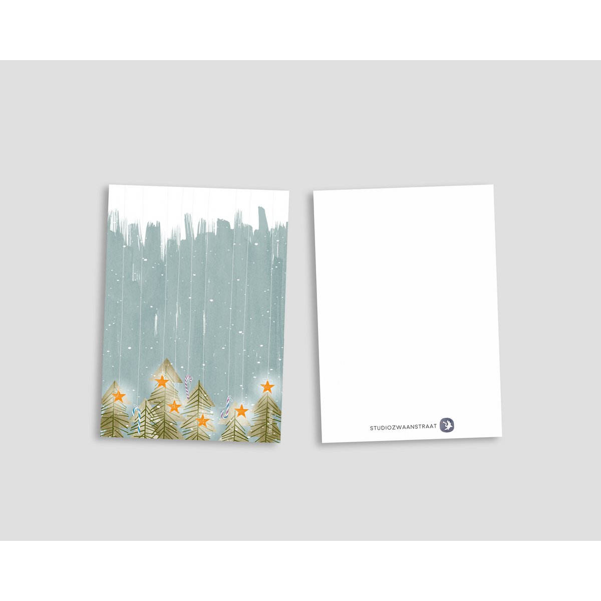 postcard - series 'Christmas' - 'stars from the sky'