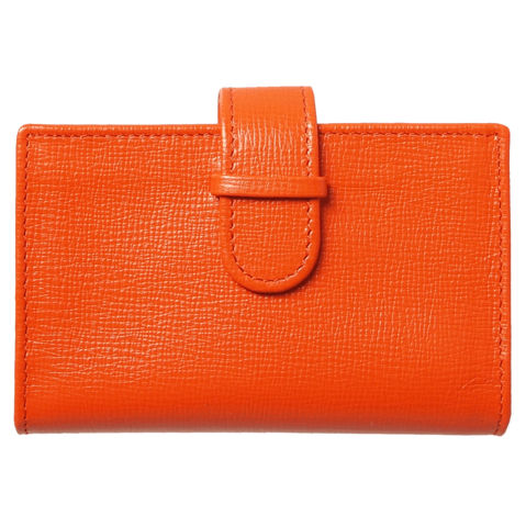 Saffiano Visitenkartenetui Orange