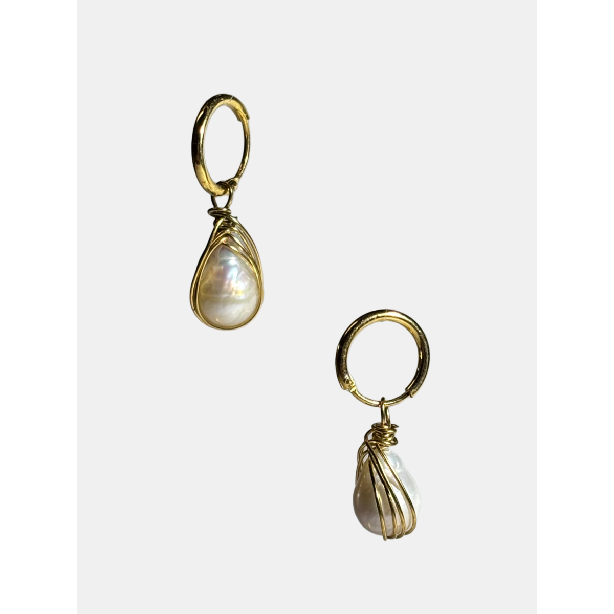 Teardrop Pearl Earrings
