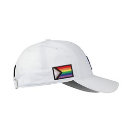 Casquette de baseball O.Leo - Blanc - Lion bleu - Drapeau de la fierté - Unisexe