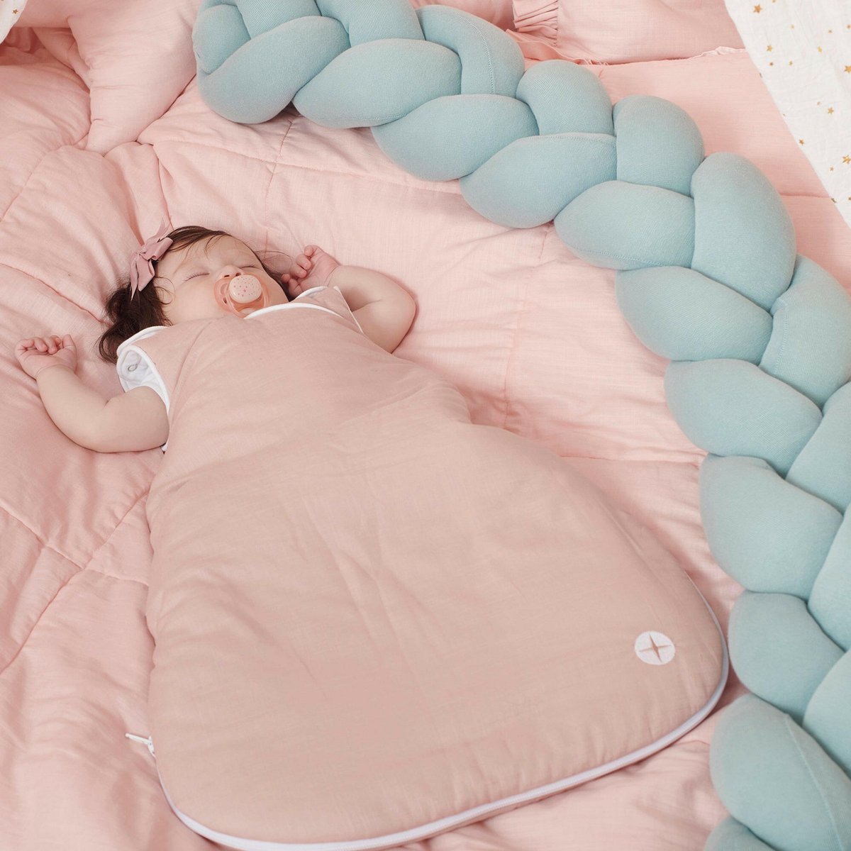 Old rose baby sleeping bag