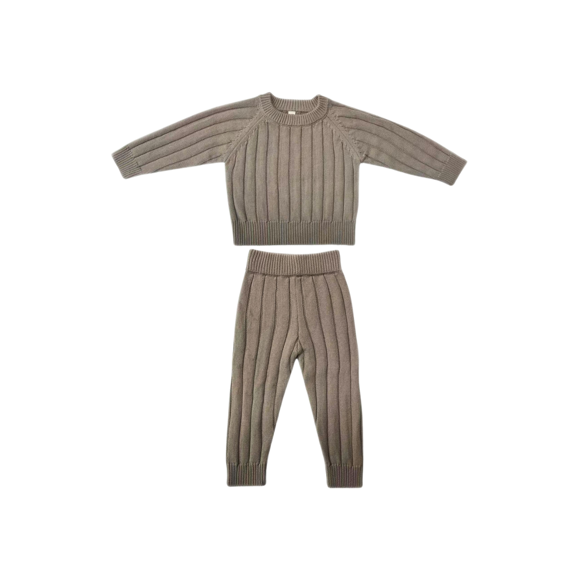 Set unisex in maglia – Tortora Greige