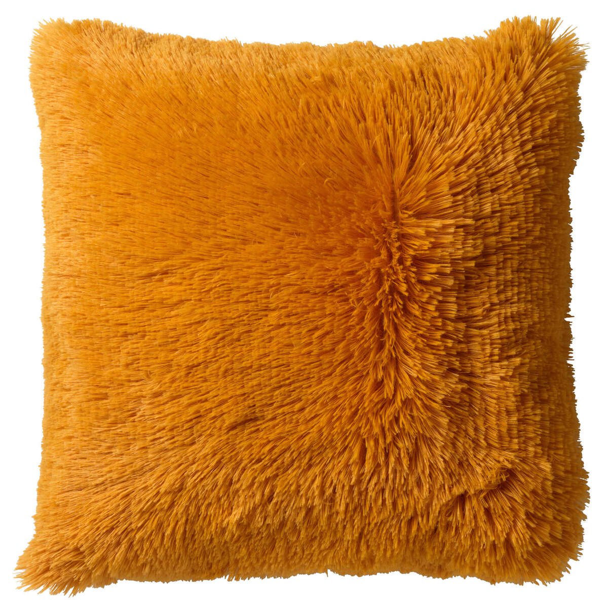 Dutch Decor FLUFFY - Decorative cushion 60x60 cm - Super soft - XL cushion - Golden Glow - Yellow