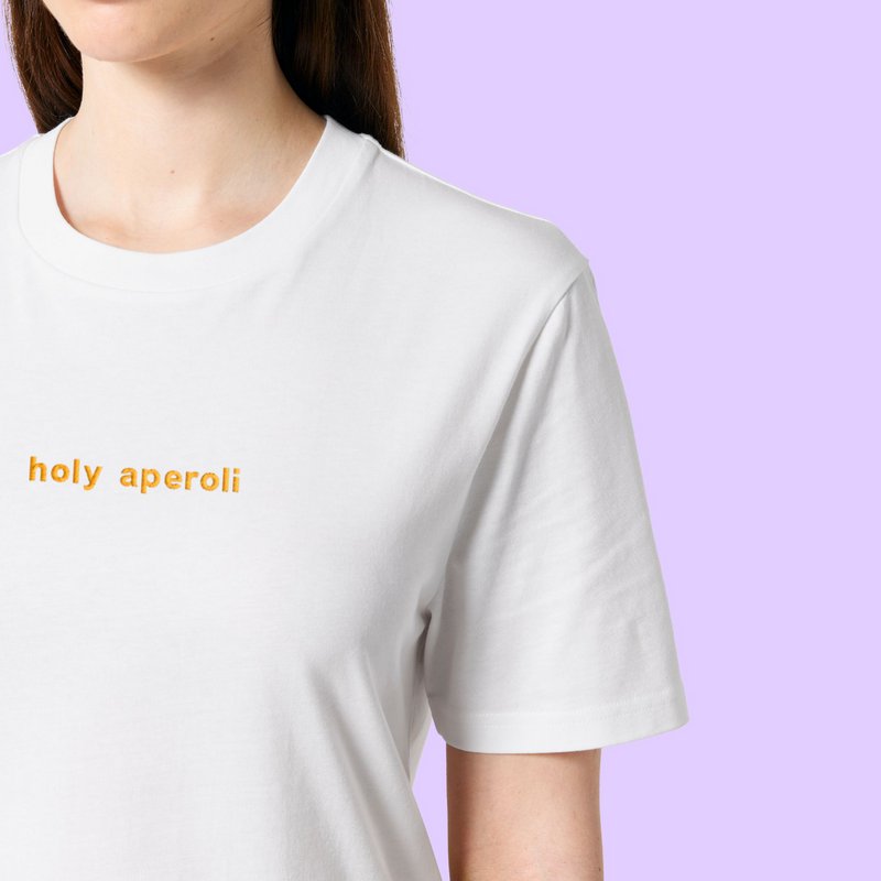 HOLY APEROLI unisex T-shirt lavet af økologisk bomuld