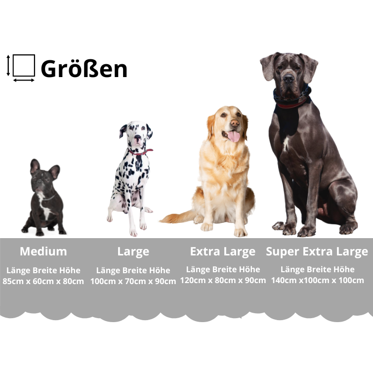 Box per cani Square Edition KALLE Super Extra Large