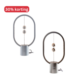 HENG Balance Lampa Ellipse Mini Jasno-Ciemnoszara