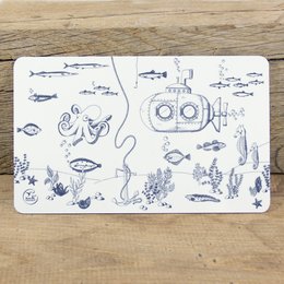 Planche de petit déjeuner monde sous-marin