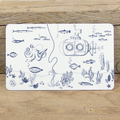 Breakfast board underwater world