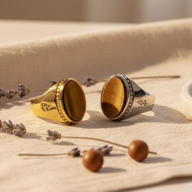 Ring DEUS TIGER EYE