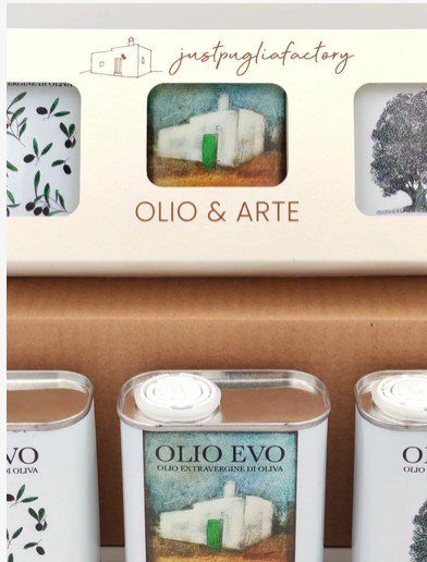 JUST PUGLIA FACTORY OLIO & ARTE -EVO Mieszanka 175 ml opakowanie tris (opakowanie 3 szt.)