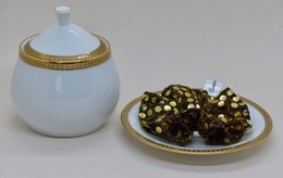 Pailletten Scrunchie Gold