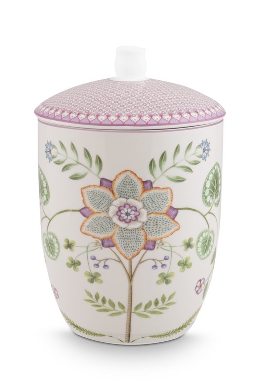 Storage Jar Lily&Lotus Off White 1.5ltr