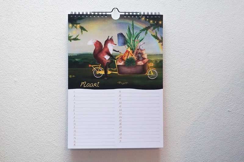 Kalender Unterwegs mit Fuchs