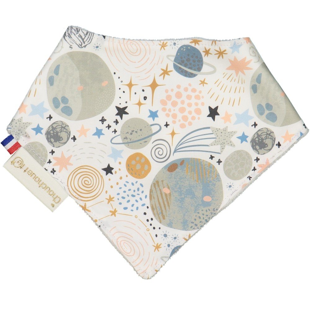 Cotton gauze bandana bib