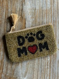 Håndlavet beaded Hunde Mom Pouch * Gave *