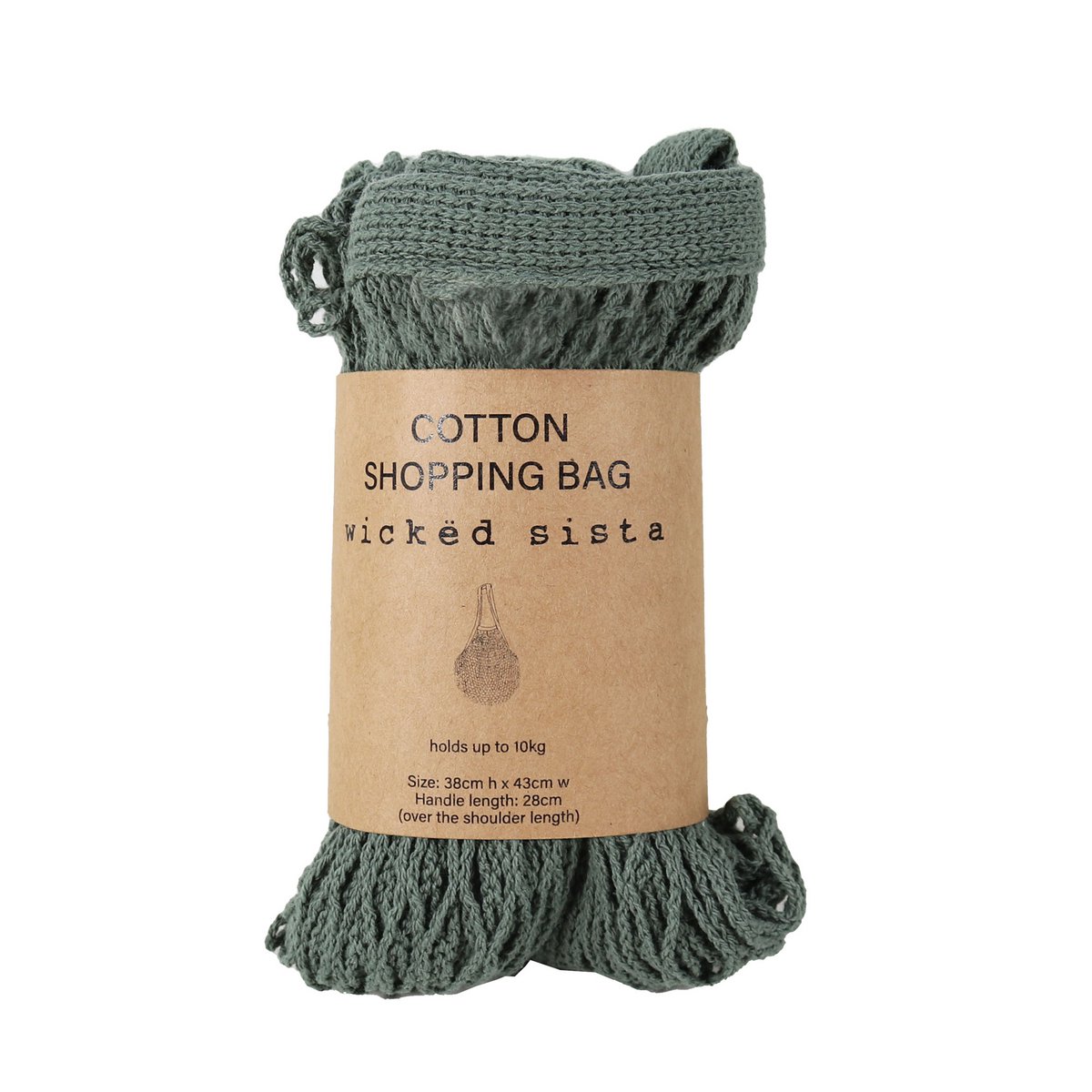 WS Cotton Shopping Bag Khaki