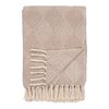 Bursa Plaid - Taupe/Beige, Cotton, Polyester, 130x180 cm