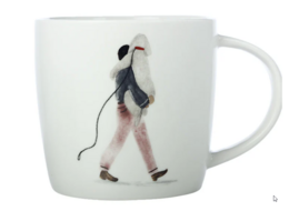 M&W FURRY FRIENDS Mug 400ml, Walking the Dog, giftbox