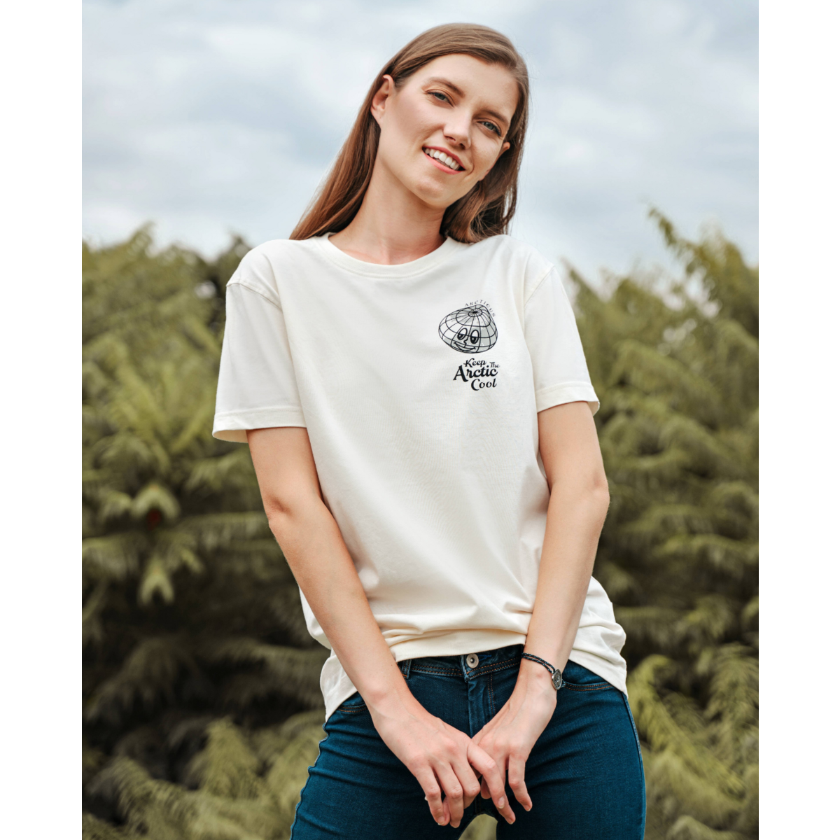 T-shirt Keep it Cool - Bianca - Regalo unisex