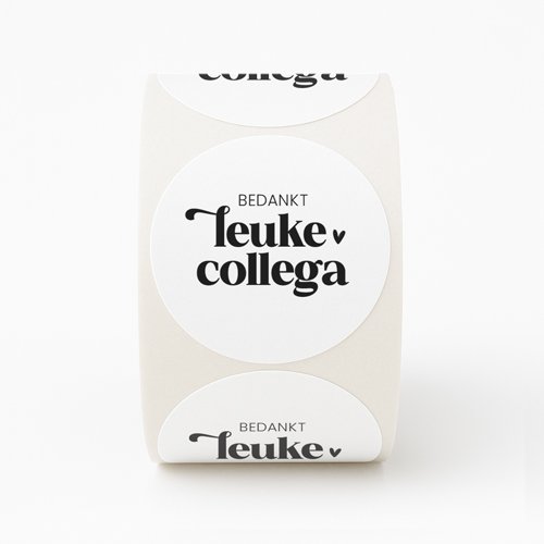 Adesivi | 250 su rotolo Grazie bel collega