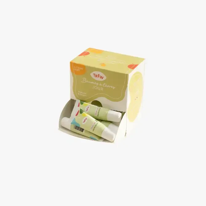 Distrib Day Lippenbalsem Limoenaroma 100% natuurlijk en veganistisch