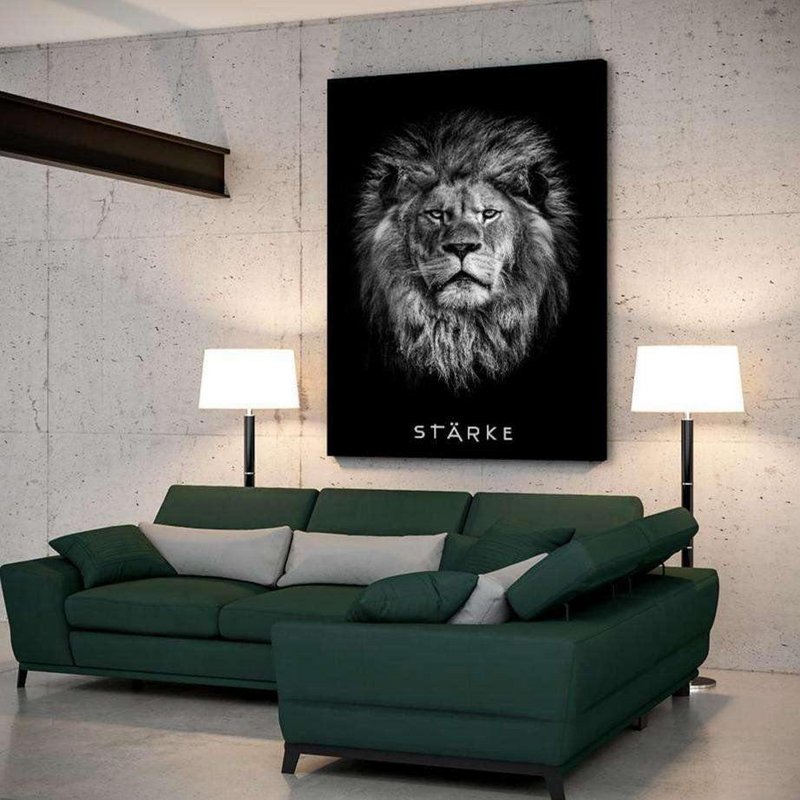 Strength - canvas with shadow joint "black"