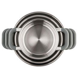 Lugano Edilstahl Topfset 6TLG. + Stielpfanne 24 cm