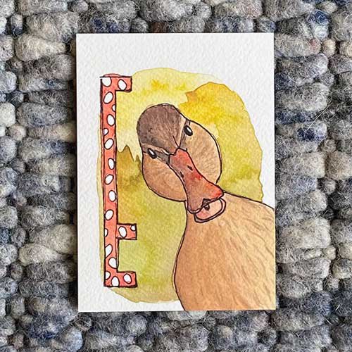 Tarjetas ABC de animales (tamaño A6)
