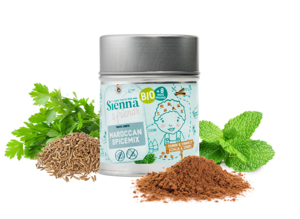 MOROCCAN SPICE BLEND - NO ADDED SALT - NO ADDITIVES - 38G - FROM 8 MONTHS