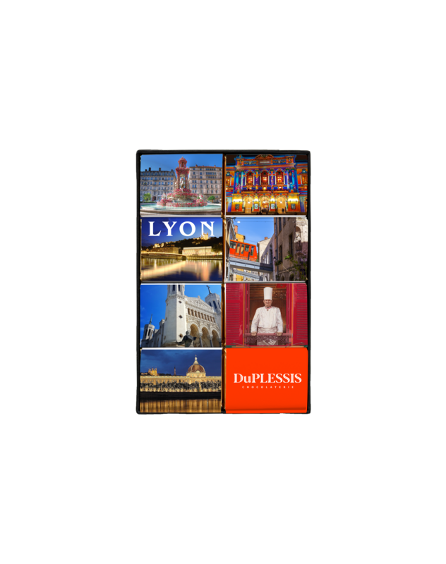 Zestaw „Lyon” - 72% ciemnej czekolady i mleka 35%