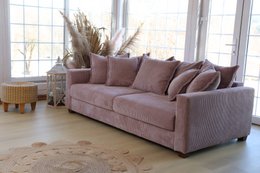 ELSA 3-seater sofa Dusty Pink removable & washable covers