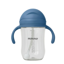 Trinkhalmflasche 330ml „Blauwal“
