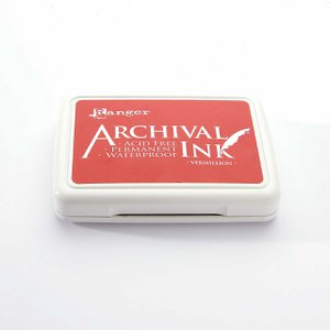 Ranger Archival Ink Pad - Vermillion Vermillion