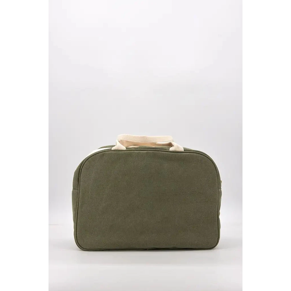 Bolso Maternidad de Tela, Color Terracota