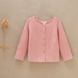 Langarm-Strickjacke mit Holzknöpfen I177-28319131