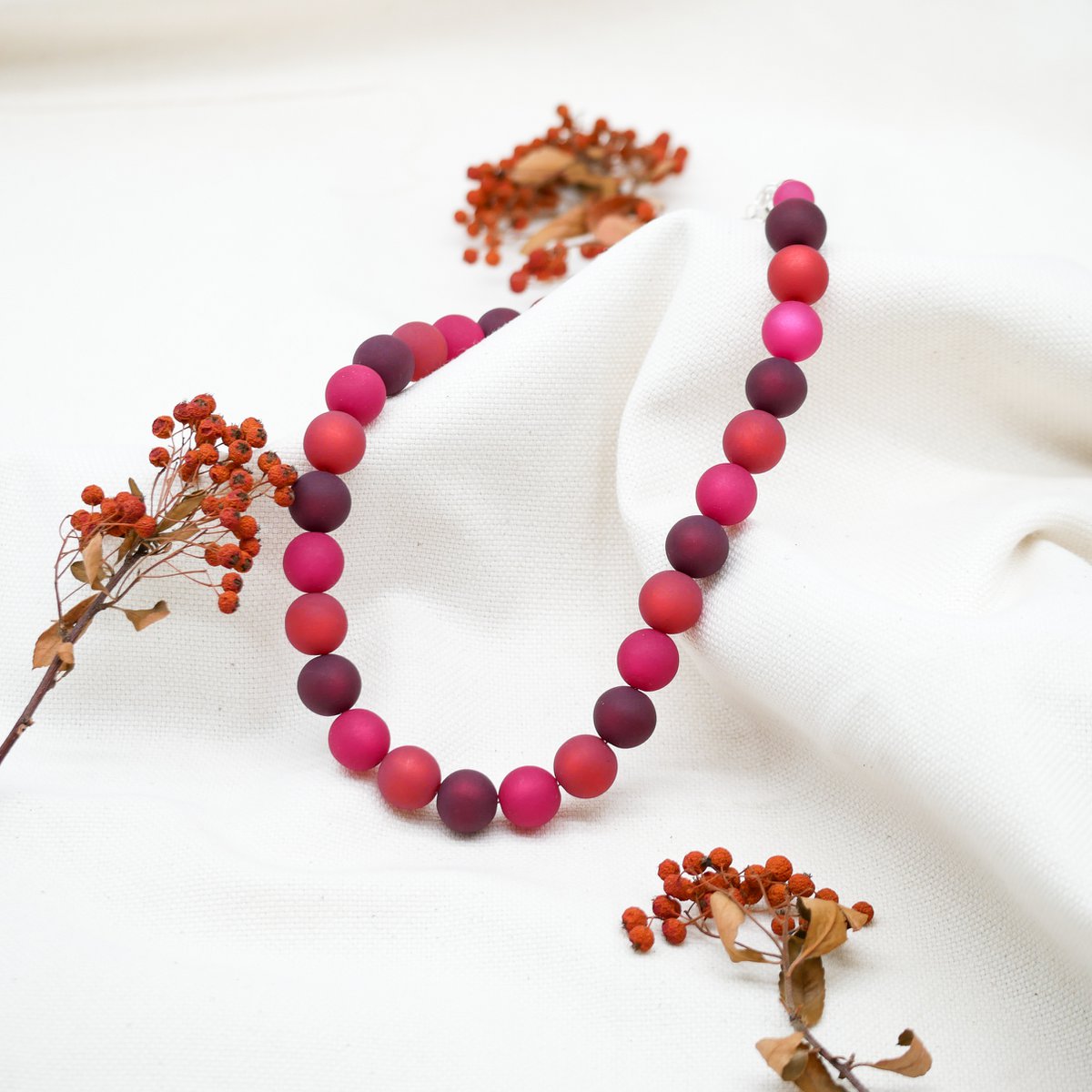 Collier Stephisimo "Bunte Classics", Deep Red