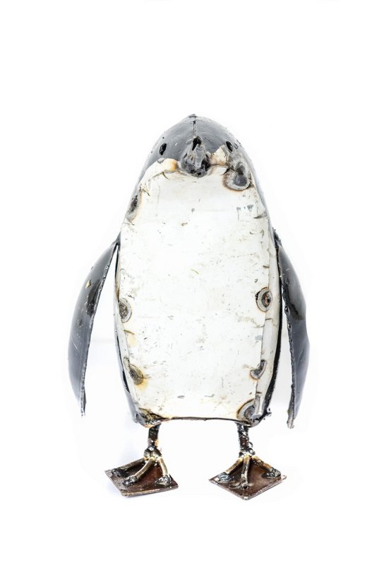PINGUINO MEDIO IN METALLO