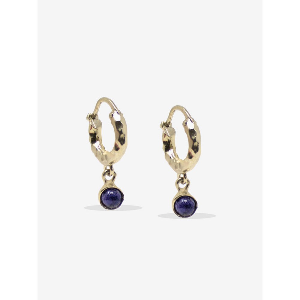 Cosmo Iolite Hoop Earrings