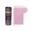 TOWEL TO GO BALI Cotton Beach Towel 180x100 cm | Lightweight Quick Dry | Fuchsia / Pink | with Gift Box