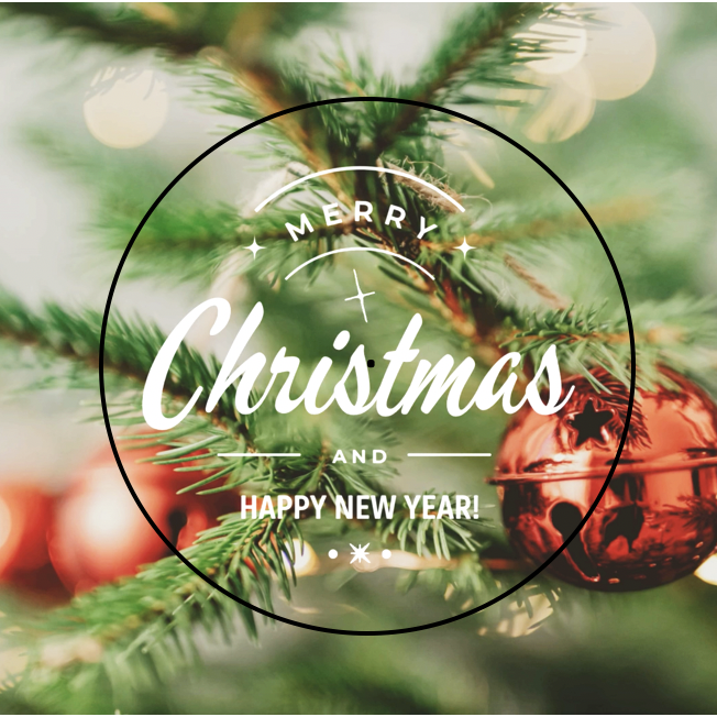 Berichtje in een sfeerlichtje - Merry Christmas