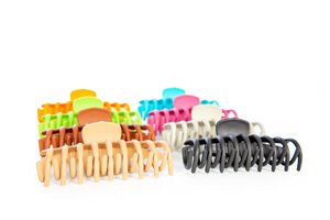 4x grote klauwclips voor dames Grote klauwclip voor dun dik krullend haar