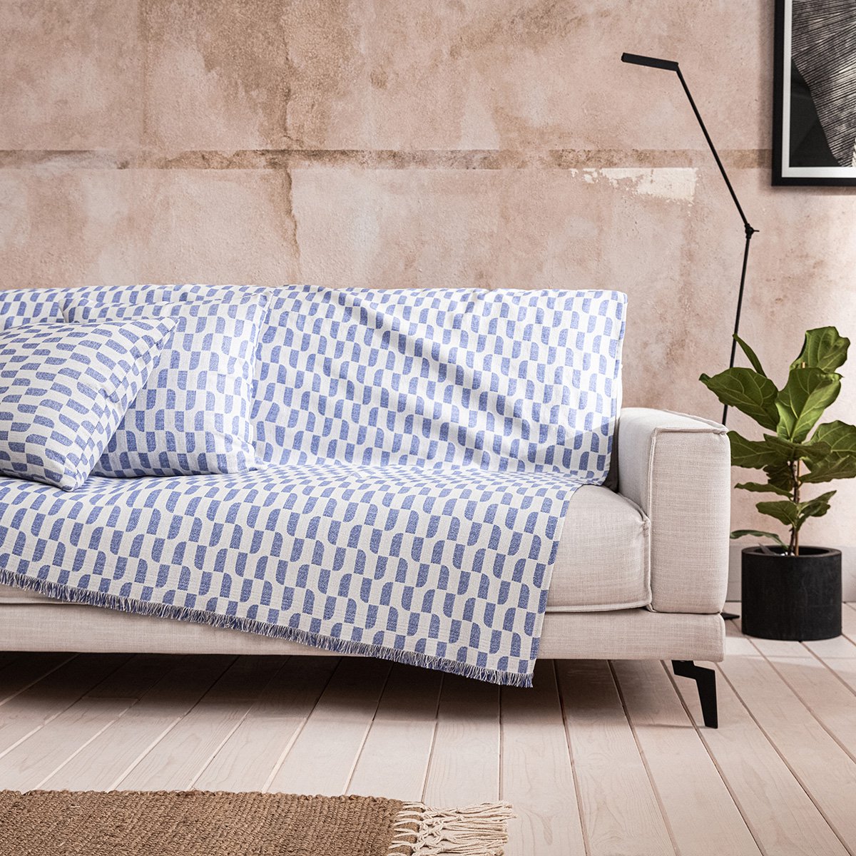 Cover Throw Gofis Home Denise Marine Blue 518/09