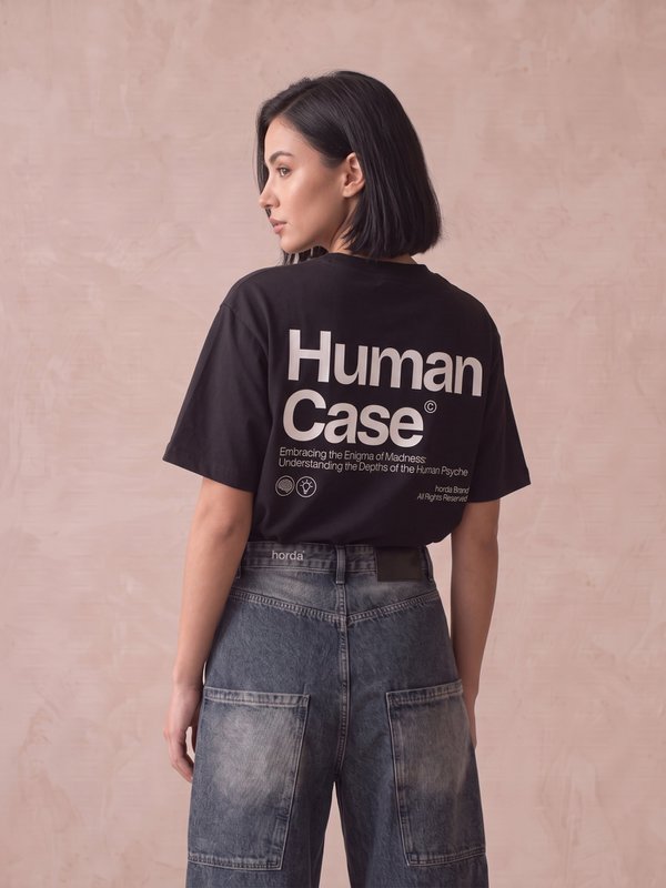 T-shirt Bijgesneden Donna Human Case
