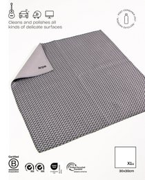 Large Cleaning Cloth Basic Gray
