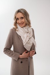Muslin klud til voksne rose/off white